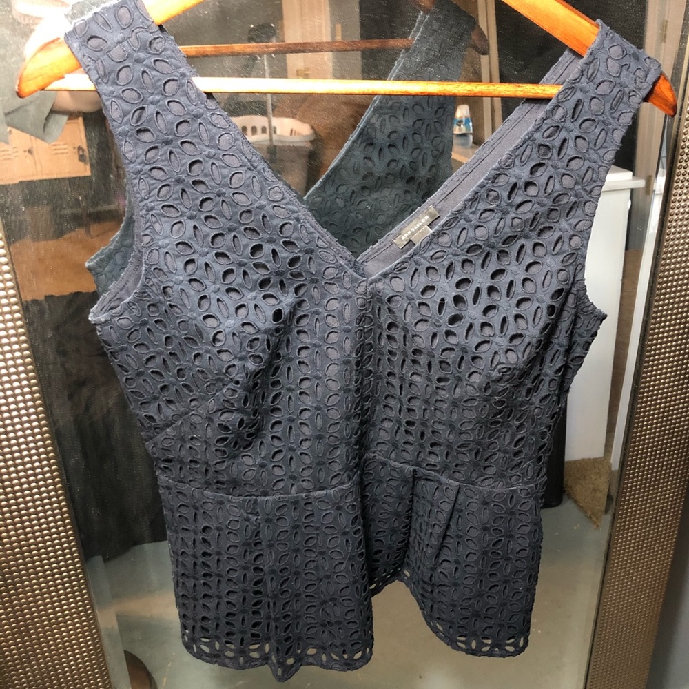 Ann Taylor peplum top size 4